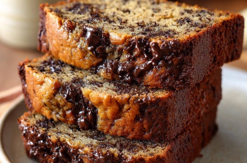 Ultimate Chocolate Chip Banana Bread