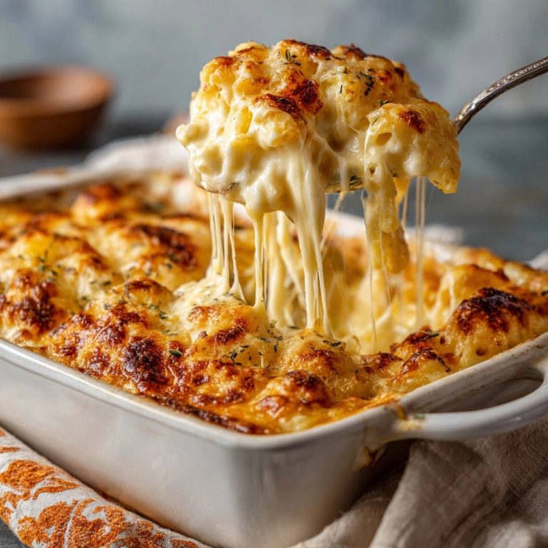 Baked Mac And Cheese Gooey Cheese Pull