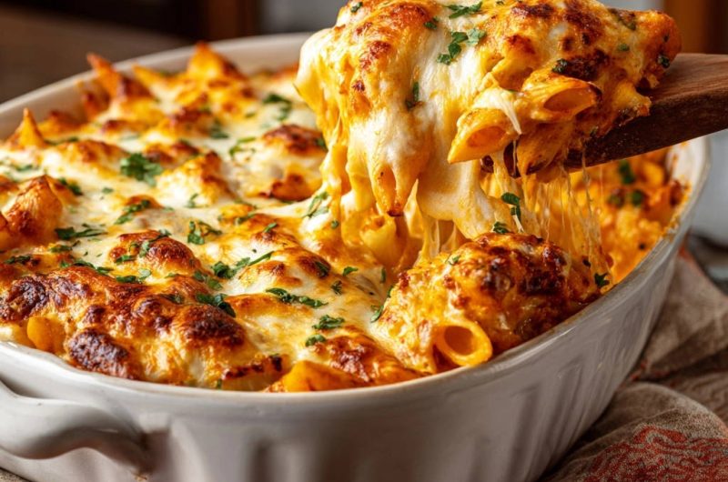 Cheesy Baked Penne