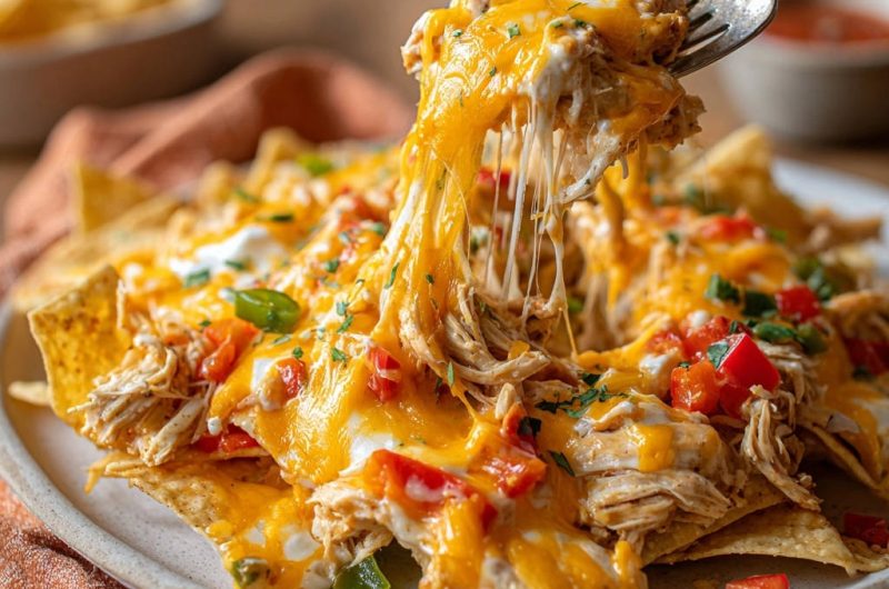 Cheesy Chicken Nachos