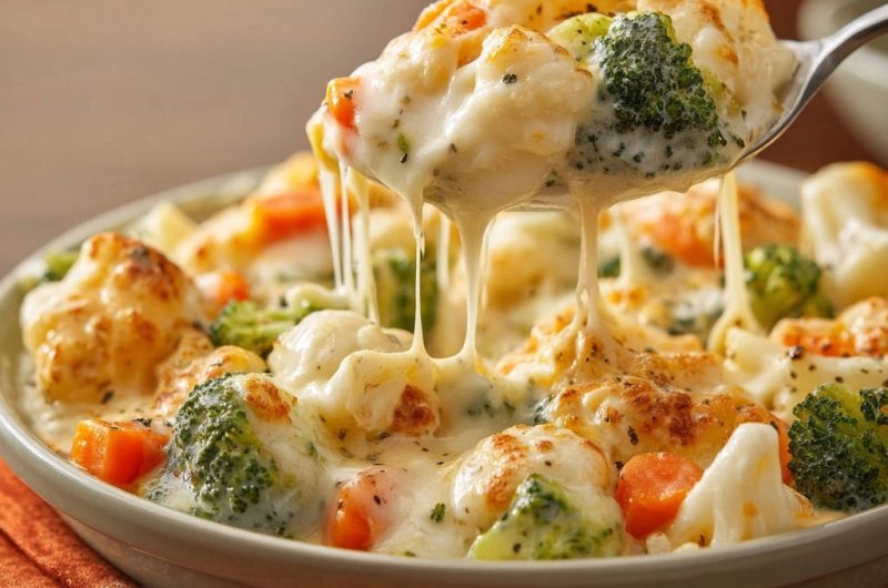 Cheesy Veggie Gratin