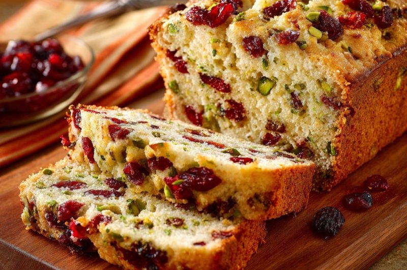 Cranberry Pistachio Loaf
