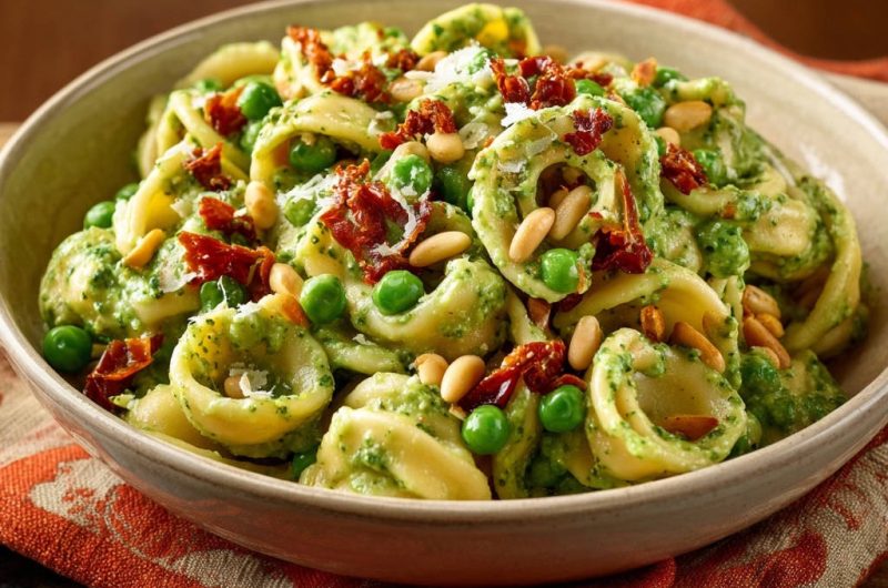 Creamy Pesto Orecchiette