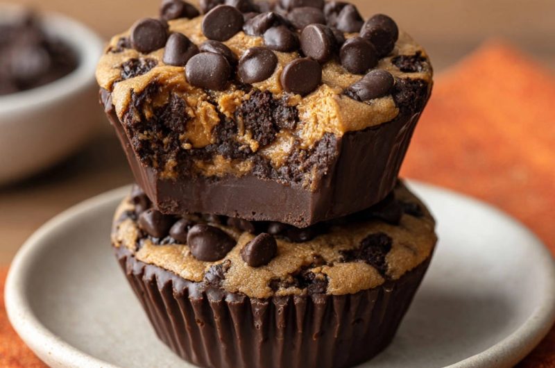 Decadent Chocolate Peanut Butter Swirl Cups