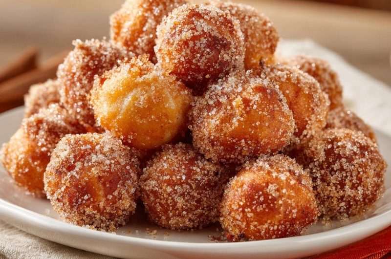 Easy Cinnamon Sugar Donut Holes