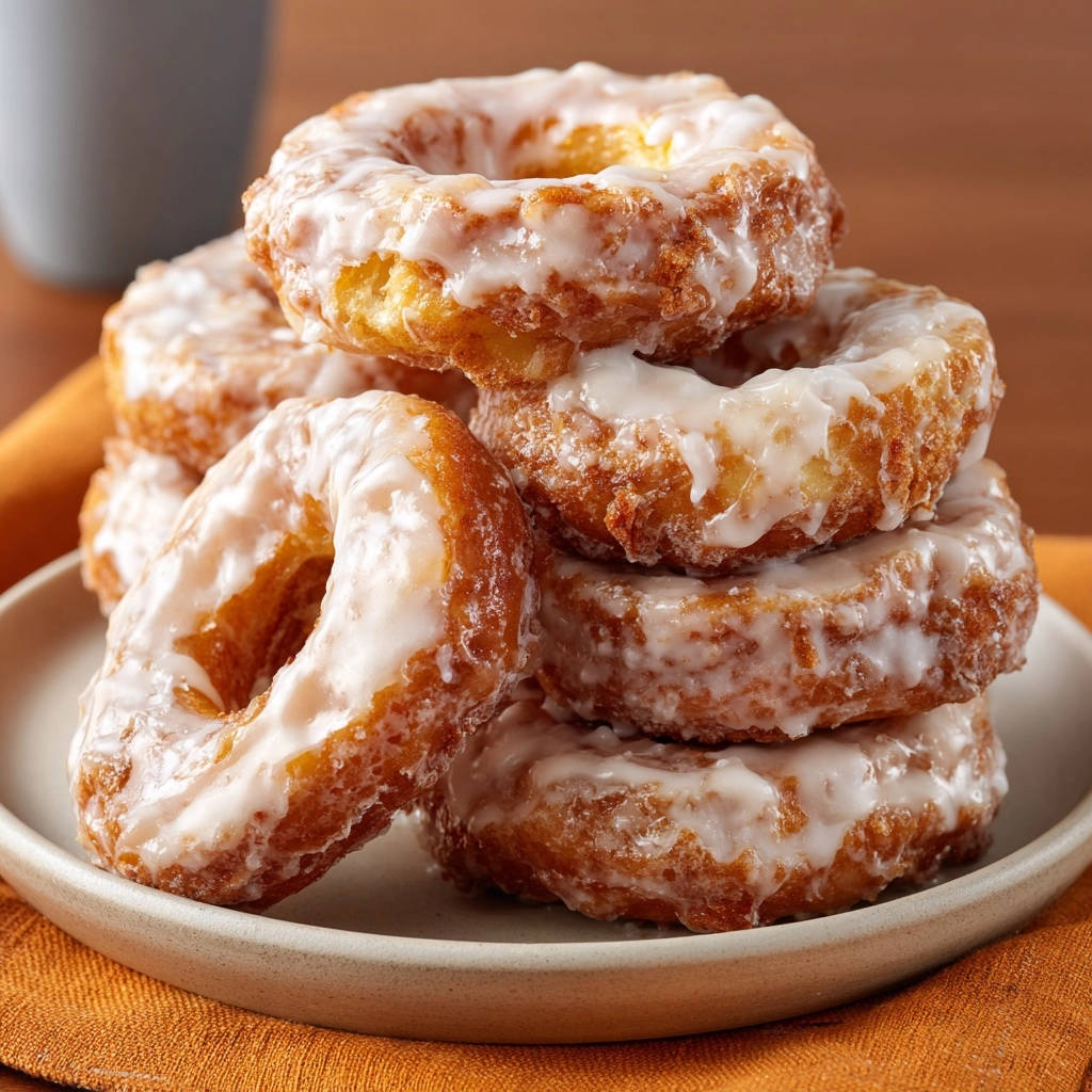 Glazed Donuts Stacked And Glazed 1