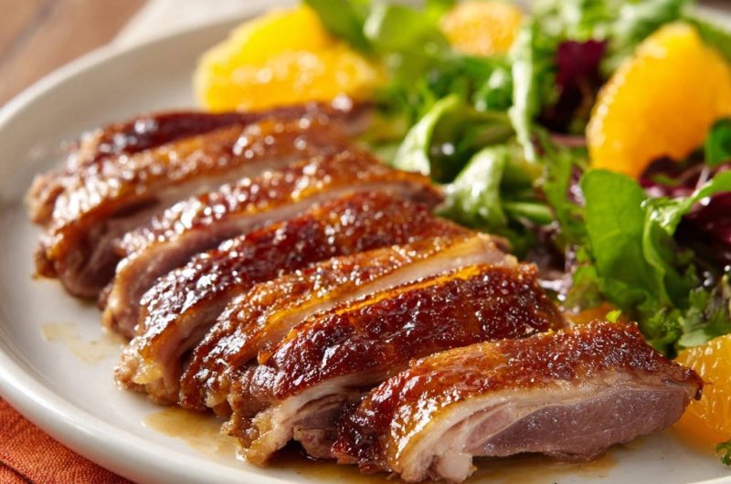 Glazed Duck Breast with Orange Salad