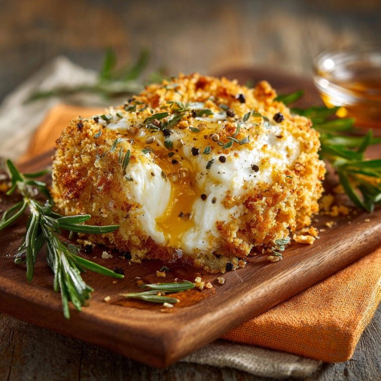 Golden Fried Cheese Egg Bites Cross Section