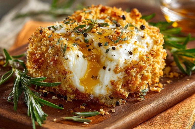 Golden Fried Cheese & Egg Bites