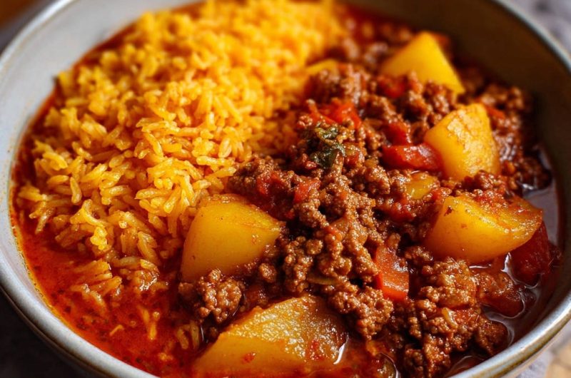 Hearty Ground Beef & Potato Stew
