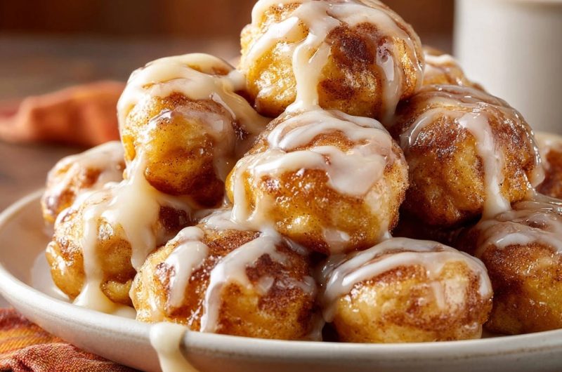 Mini Cinnamon Donut Bites