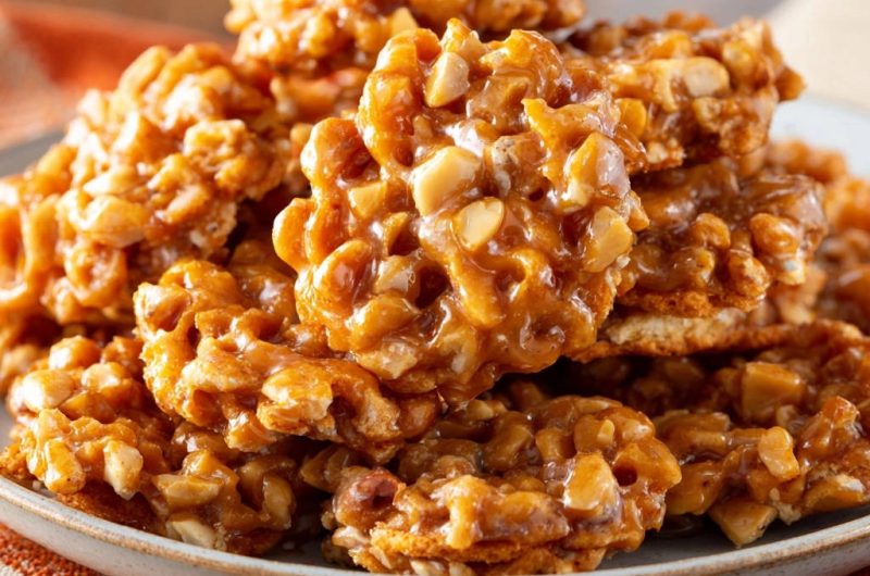 No-Bake Caramel Nut Clusters