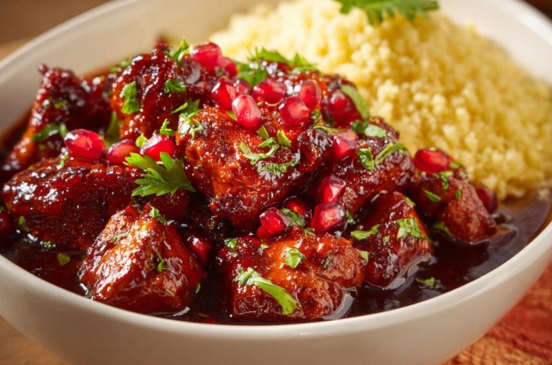 Pomegranate Glazed Chicken