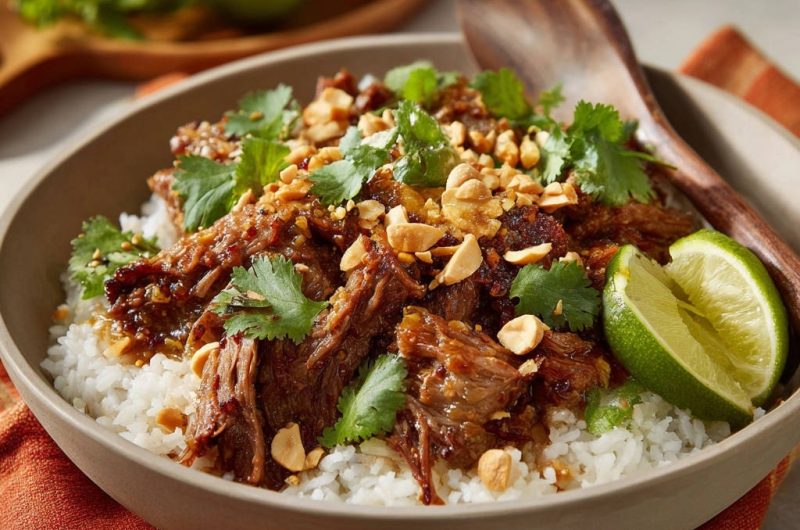 Slow Cooker Asian-Inspired Shredded Beef