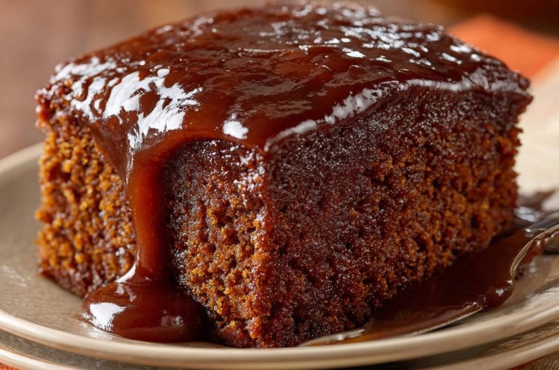 Sticky Toffee-Style Spice Cake