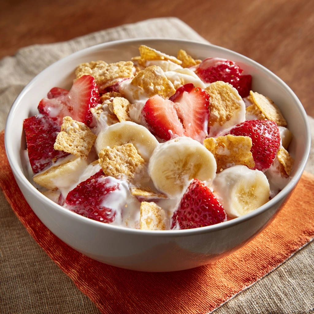 Strawberry Banana Bliss Bowl Close Up Detail 1