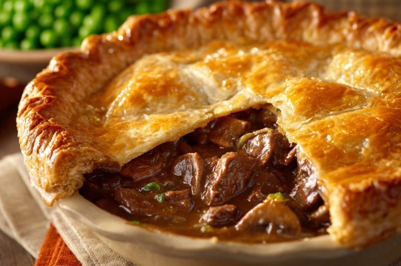 Beef & Mushroom Pot Pie