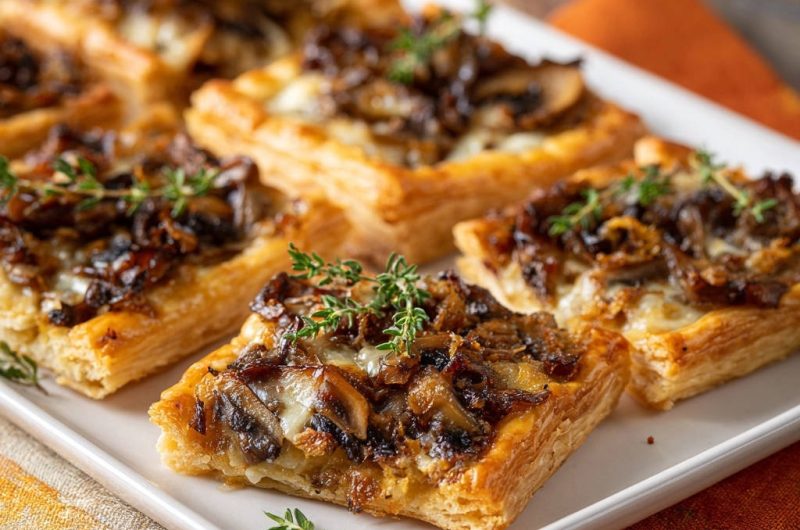 Caramelized Onion & Mushroom Tarts