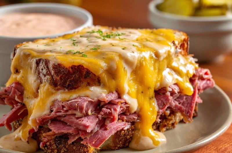 Cheesy Corned Beef Melt