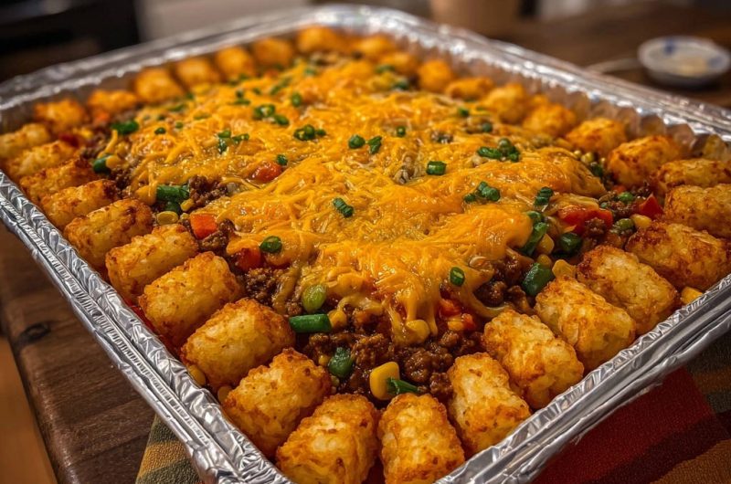 Cheesy Tater Tot Casserole