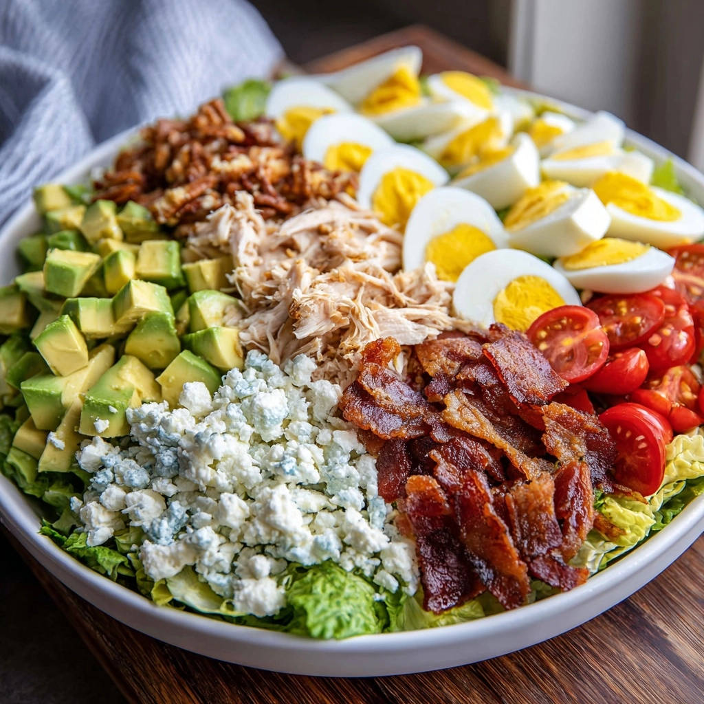 Classic Cobb Salad Overhead View 1