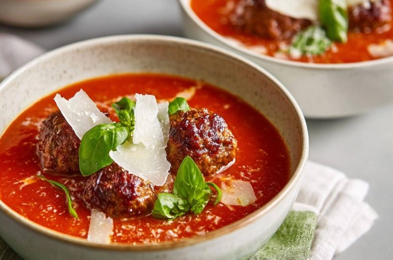 Classic Meatball & Tomato Soup