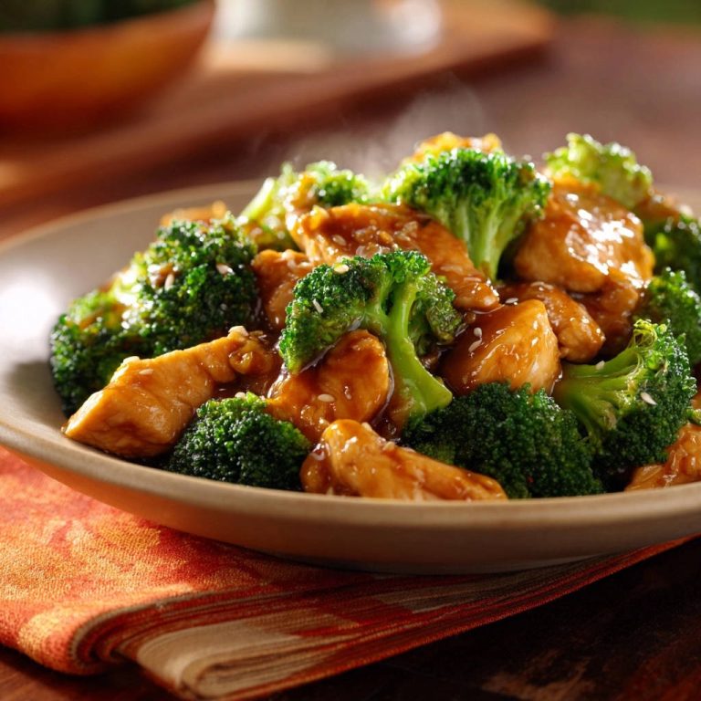 Easy Chicken Broccoli Stir Fry Close Up Steam