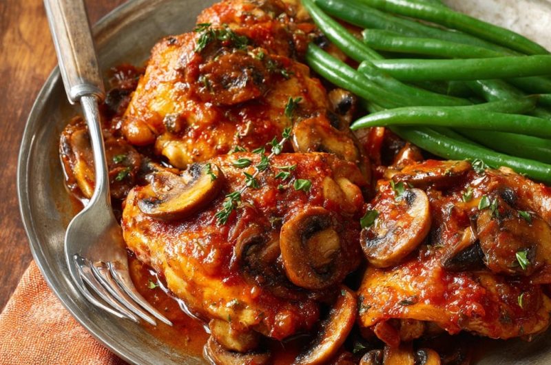 Skillet Chicken & Mushrooms