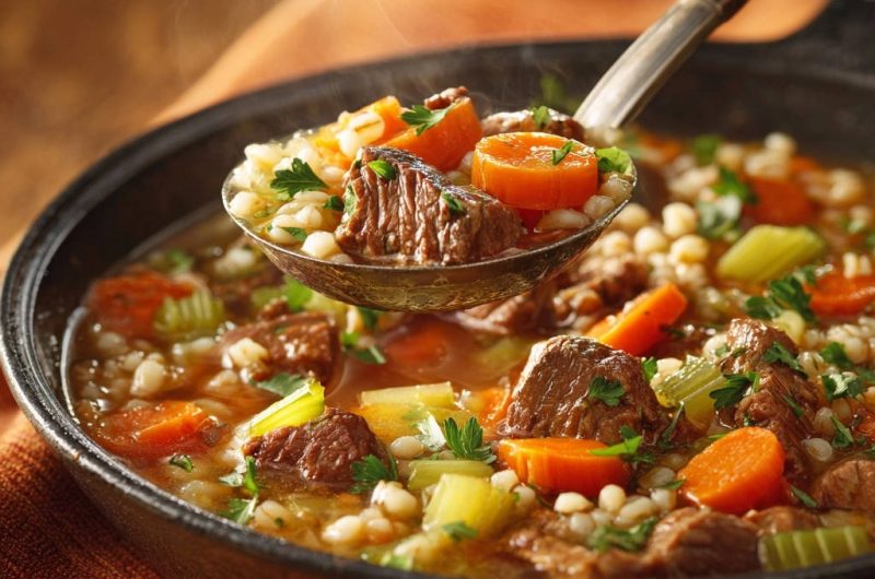 Hearty Beef & Barley Stew
