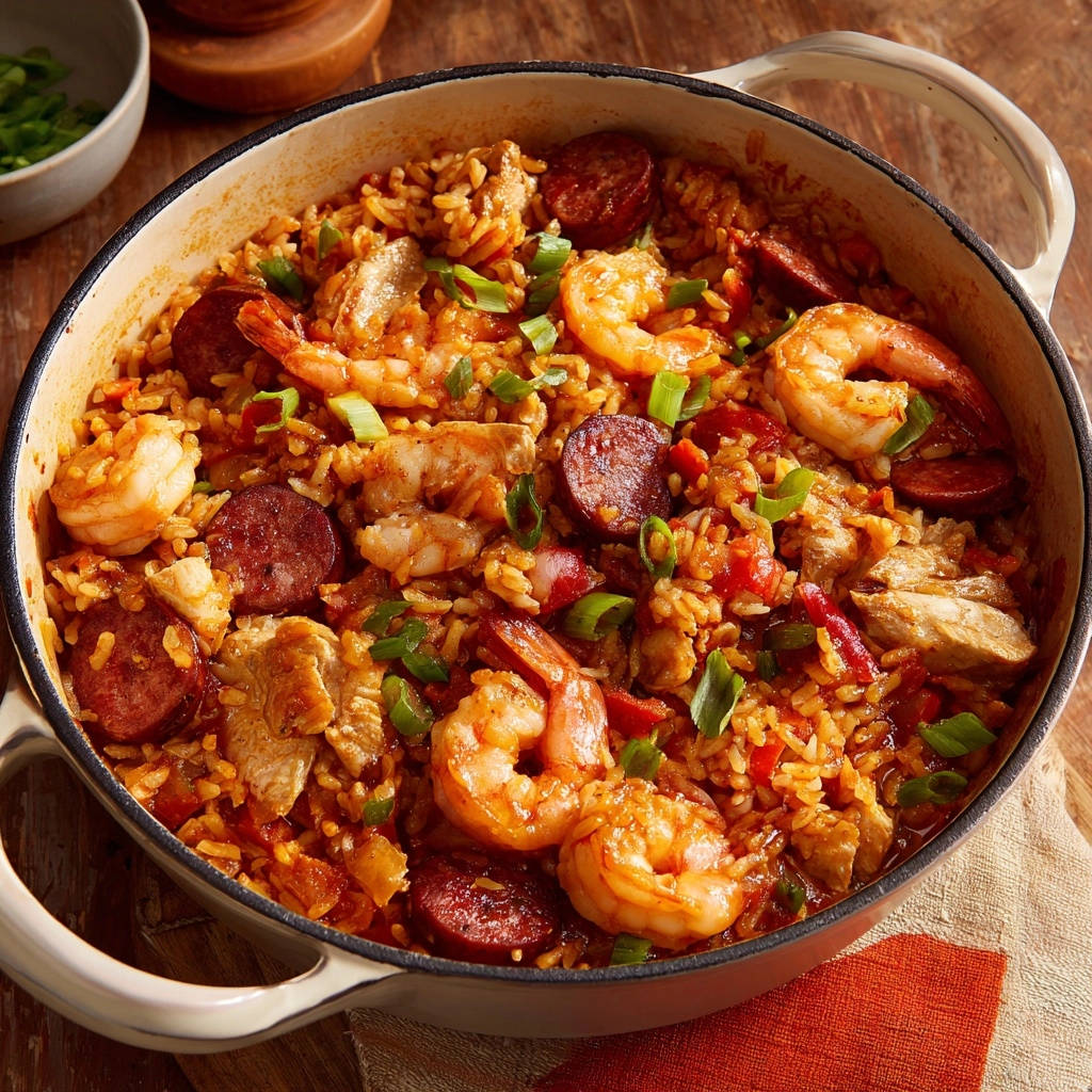Hearty Jambalaya Overhead View 1