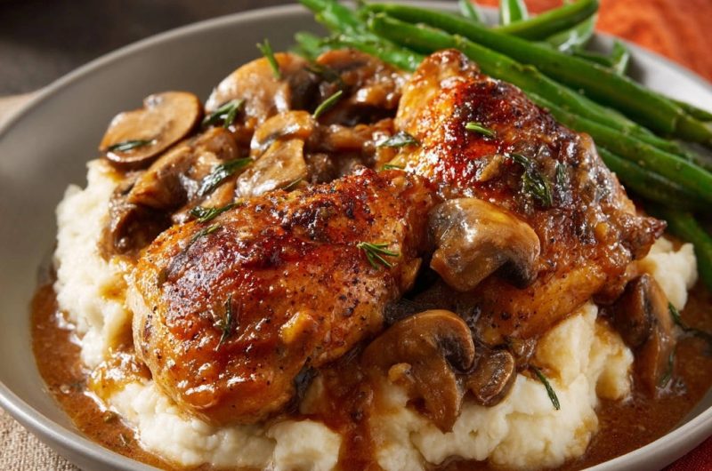 Homestyle Mushroom Chicken