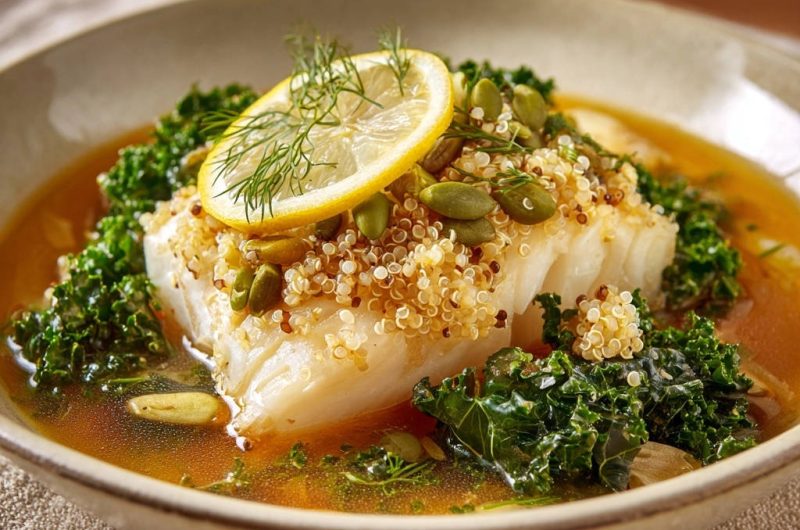 Lemon-Dill Fish & Quinoa Bowls