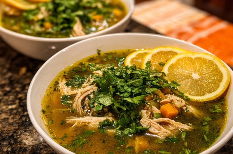 Lemon Herb Chicken Soup