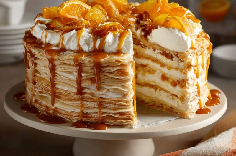 Orange Caramel Layer Cake