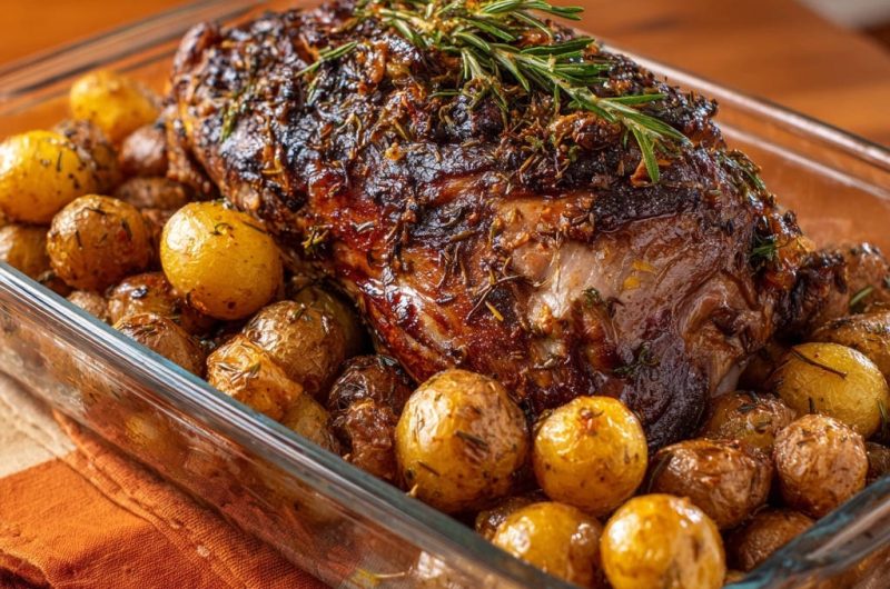 Rosemary Garlic Roast & Potatoes