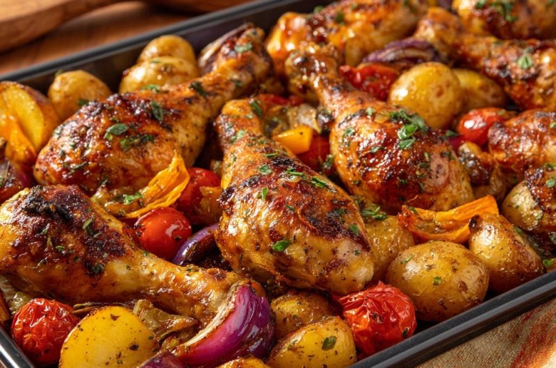 Sheet Pan Chicken & Roasted Veggies