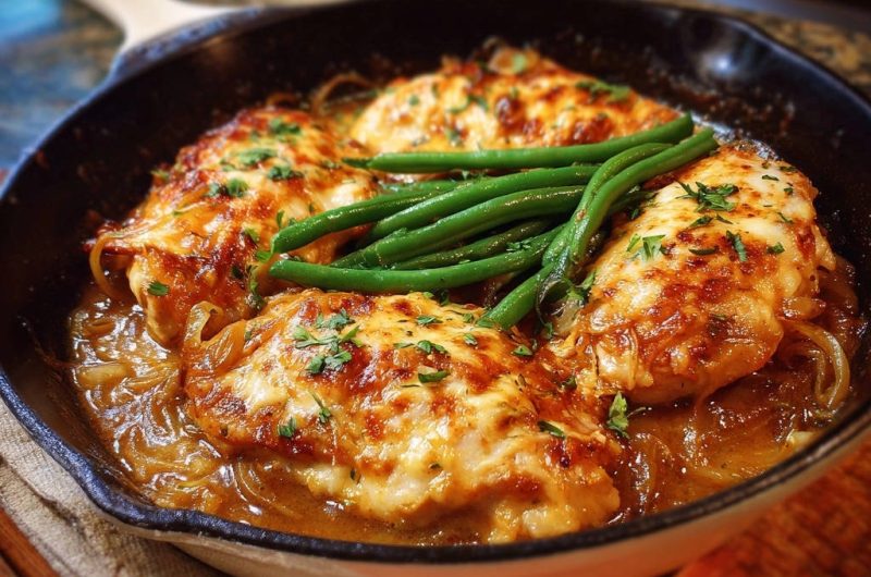 Skillet French Onion Chicken