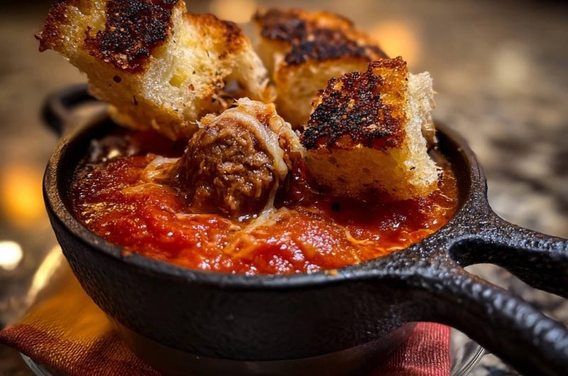 Skillet Meatballs & Sauce