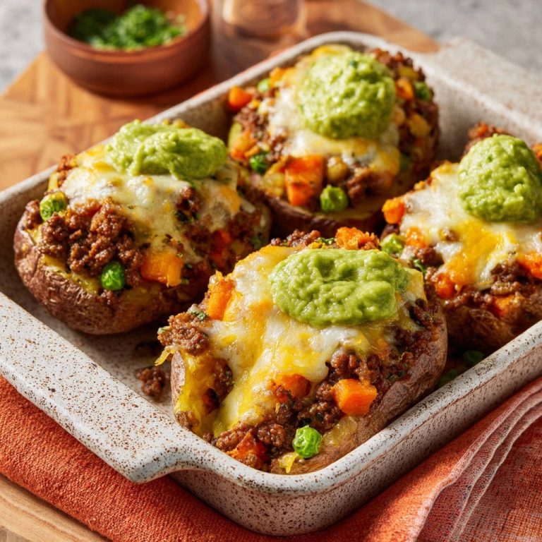 Southwestern Stuffed Baked Potatoes Close Up Detail