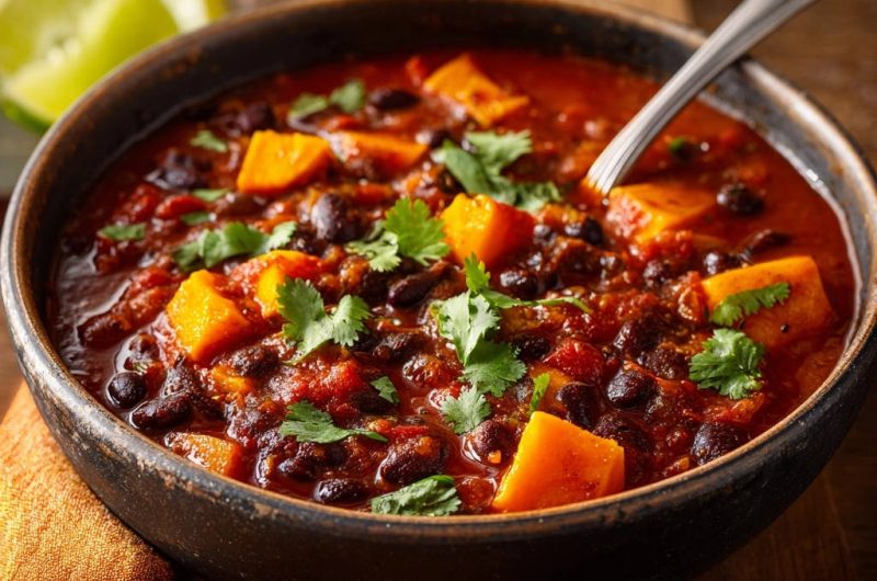 Sweet Potato & Black Bean Chili