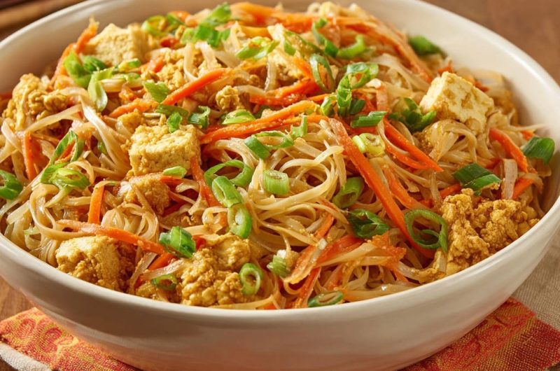 Tofu & Veggie Noodle Stir-Fry