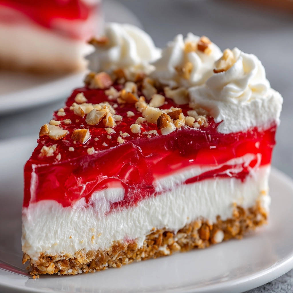 No Bake Cherry Dream Pie Cross Section 1