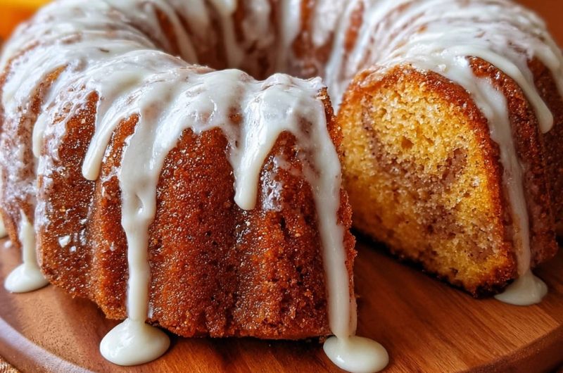 Orange Swirl Bundt Cake