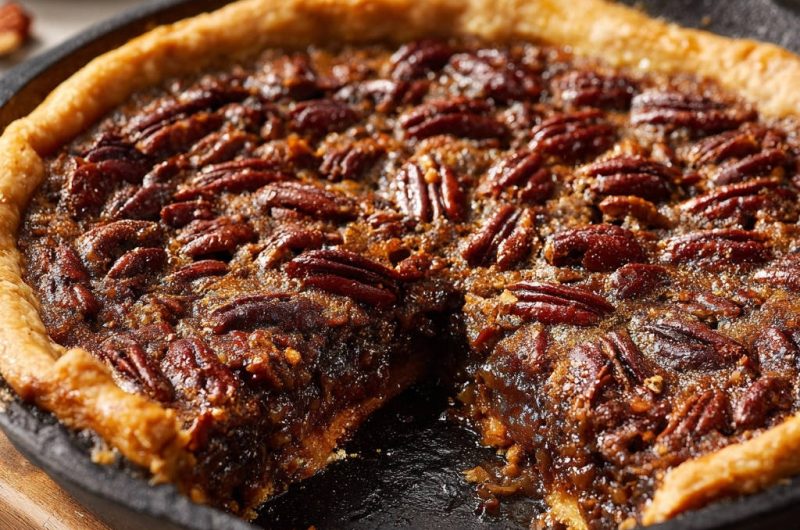 Skillet Pecan Pie